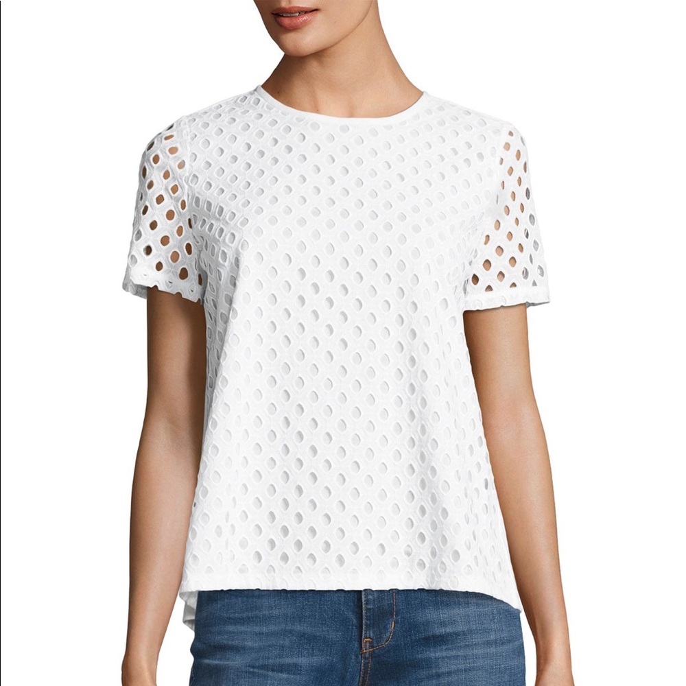 Tory Burch Hermosa eyelet tee